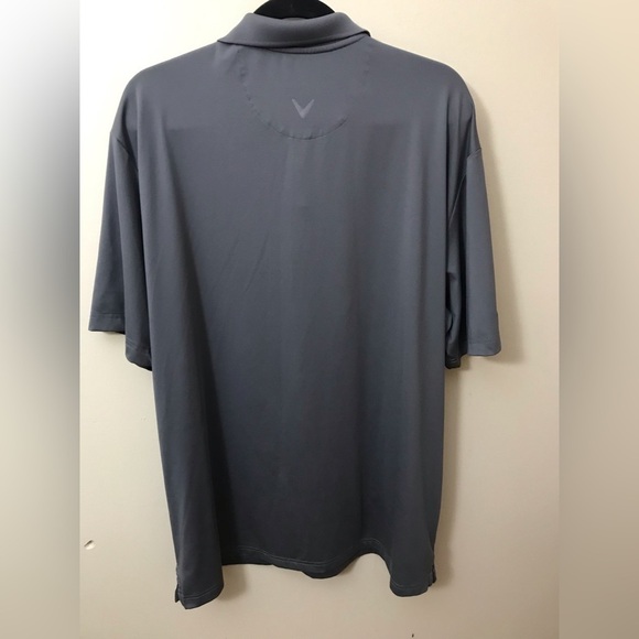 Callaway Men Quiet Shade Opti Dri Chev Lightweight Short Sleeve Polo Size XL - Picture 8 of 11